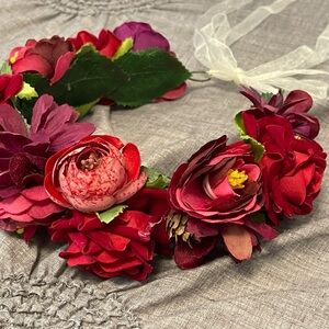 New Never Worn - Flower Crown Head Piece Adjustable